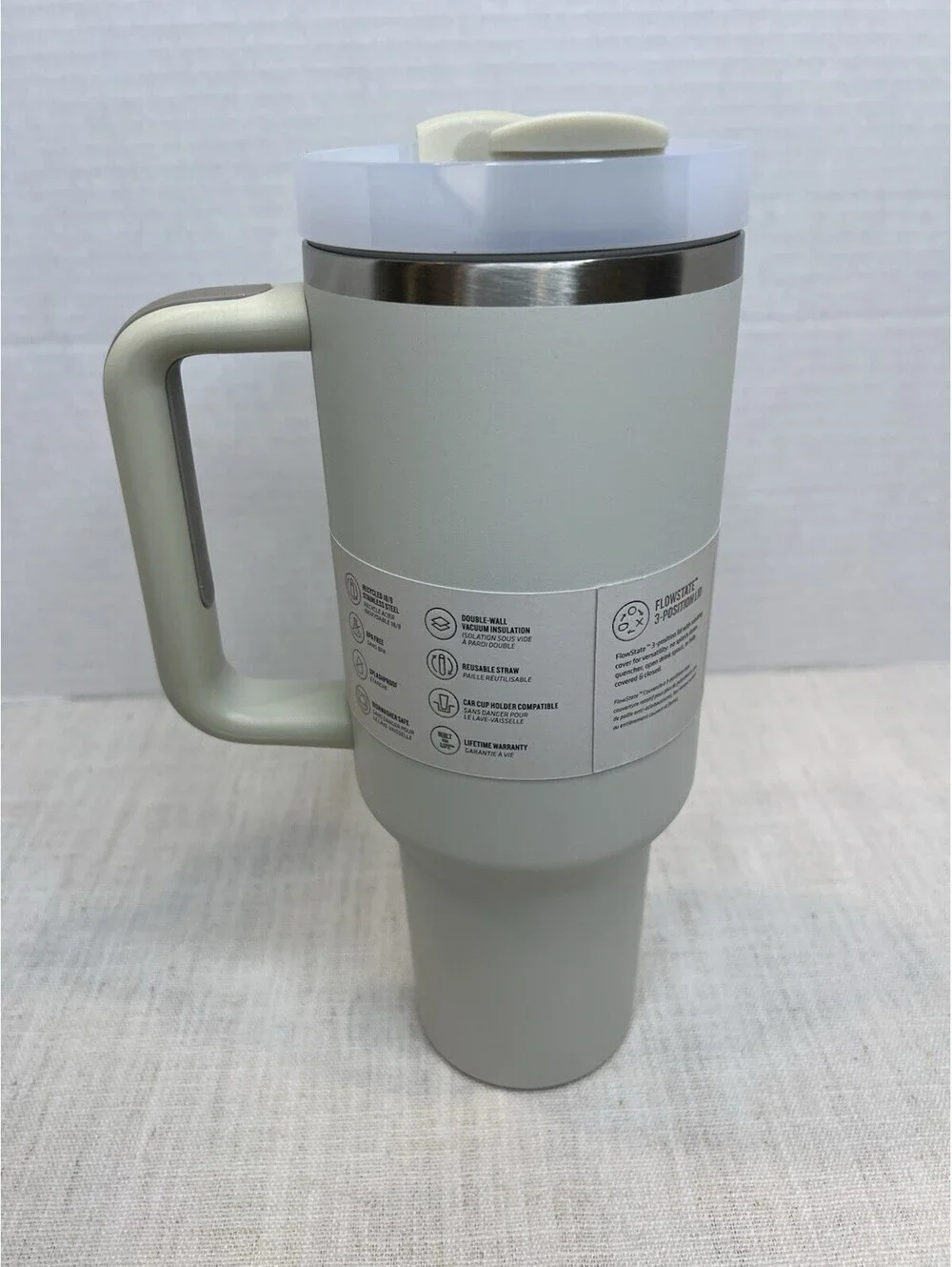Stanley Quencher H2.0 FlowState 40 oz Insulated Tumbler w/ Handle Gray
